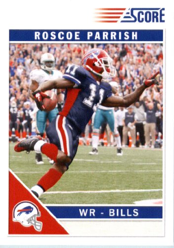 2011 Score Football Card # 36 Roscoe Parrish - Buffalo Bills - NFL Trading Card In a Protective Screwdown Case!