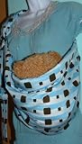 Lite-on-Shoulder Ring/pouch hybrid Baby Sling(Mint&Chocolate Chips)