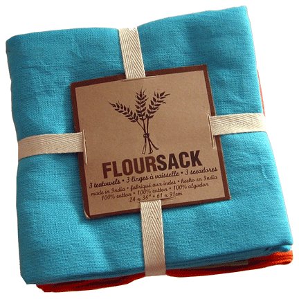 Childrens Toyshop  Kitchen & Housewares : Floursack Towels - Leaf Series