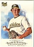 2009 Topps Allen & Ginter Baseball Card #241 Trevor Cahill (RC - Rookie Card) Oakland Athletics - MINT Condition - Shipped In Protective ScrewDown Display Case!