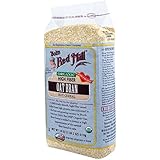 Bob's Red Mill Organic Oat Bran Hot Cereal, 18-Ounce Bags (Pack of 4)