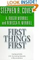 First Things First