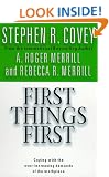 First Things First