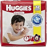 Huggies Snug and Dry Diapers, Size 4, 29 Count