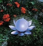 esotec Edelstahl Solar Leuchtblüte blau