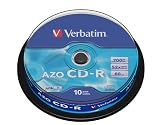 CD-R 700MB 80Min 52X Super AZO Crystal Spindle 10pk (43429)