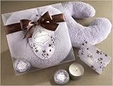 Do Not Disturb Lavender Neck Pillow Gift Set with Candle
