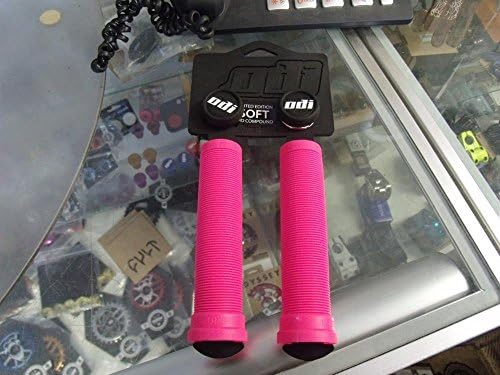 Bicycle Components &amp; Parts ODI LONGNECK ST SUPER SOFT FLANGELESS PINK BMX BICYCLE SCOOTER BIKE FIXED GRIPS