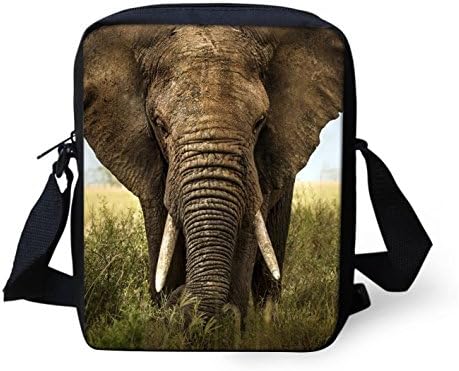 FORU DESIGNS Men's  Elephant Shoulder Cross Body Bags