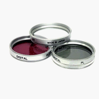 Digital Concepts 52mm 3-Piece Polarizing/UV/F-DL Filter Kit w/ Metal-Rim
