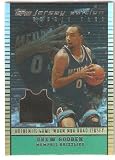 2002-03 Topps Jersey Edition Copper #AMG Drew Gooden RC - Memphis Grizzlies (RC - Rookie Card Parallel - Piece of Authentic Jersey - Serial #d to 299) (Basketball Cards)
