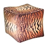 Animal Tiger Cube Tuffet By Elite Furniture