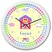 Olive Kids - Country Baby Personalized Clock (White)