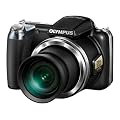 Olympus SP-810UZ Digitalkamera (14 Megapixel, 36-fach opt. Zoom, 7,6 cm (3 Zoll) Display, bildstabilisiert) schwarz