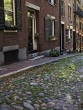 Acorn Street, Beacon Hill, Boston, Massachusetts, USA Art Photographic Poster Print by Amanda Hall, 9x12