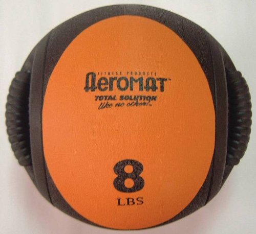 Aeromat Dual Grip Power Medicine Ball - 8-lb. (3.6kg) Aeromat Dual Grip Power Medicine Ball - 8-lb. (3.6kg)