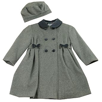 Rothschild Girls Wool Bow Coat & Beret
