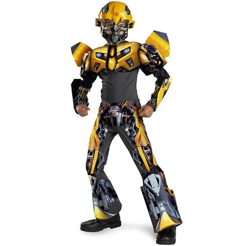 Bumblebee Movie 3-d Deluxe Child Costume - Medium (7-8)