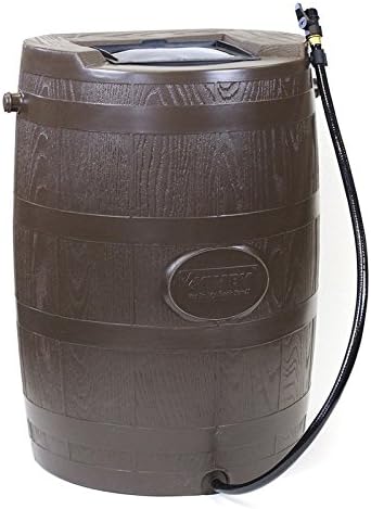 YIMBY Rain Barrel - Half Barrel Brown