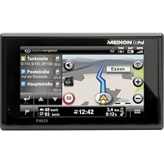 Medion GoPal Navi P4635 EU+ Navigationssystem inkl. TMC pro und Live Services (10,9 cm (4,3 Zoll) Display, GSM Modul, EU 43, Text to Speech)