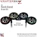 Metal Flames Chrome Skin by WraptorSkinz fits Rock Band Drum Set for Nintendo Wii, XBOX 360, PS2 & PS3 (DRUMS NOT INCLUDED)