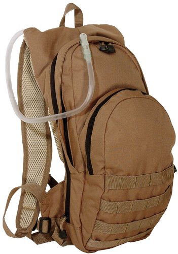 Voodoo Tactical 15-7491 MSP-3 Expandable Hydration Pack with Bladder - Coyote Tan