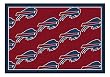 Buffalo Bills 5'4" x 7'8" Premium Pattern Rug