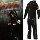 【予約販売】☆人気爆発！前回即完売！！魔裟斗 ジャージ上下セット☆Champion チャンピオン メンズウォームアップ スウェット上下セット▽CS1202/CS1251