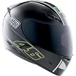 AGV Celebr8 K3 Street Racing Motorcycle Helmet w/ Free B&F Heart Sticker Bundle - Black / 2X-Large