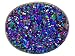 Jewelry : 12X10MM OVAL COLOR ENHANCED DAYDREAM DRUSY QUARTZ