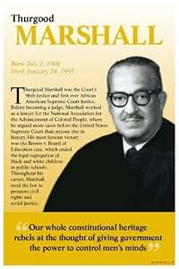 Amazon.com: Thurgood Marshall: Constitutional Heritage by Poster Envy ...