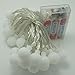 4M 40 LED Ball Styled String Lights Battery Operated for Christmas, Partys, Wedding, New Year Decorations, etc. (Multi-color)