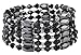 Mandala Crafts Alloy Beads Magnetic Simulated Hematite Beaded Necklace, Wrap Bracelet, Anklet