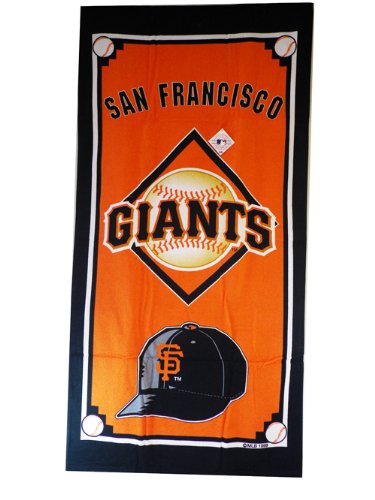 Major League Baseball MLB Bath Sheets / Body Towels: San Francisco Giants