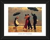 Black Framed the Singing Butler By Jack Vettriano Art Print