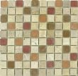 Stone and Glass Henna Matte in Travertine with Frosted Glass