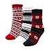 3 Pairs Cozy Cabin Socks for Women - Aloe Infused Moisturizing Fuzzy Fluffy Soft Holiday Christmas