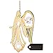 24K Gold Plated Crystal Studded Guardian Angel Ornament by Matashi