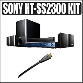 Sony HT-SS2300 Blu-Ray Home Theater System Outfit w/ HDMI Cable