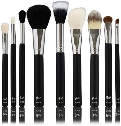 Petal Beauty 9 Piece Brush Travel size makeup Basic Kit - Matte