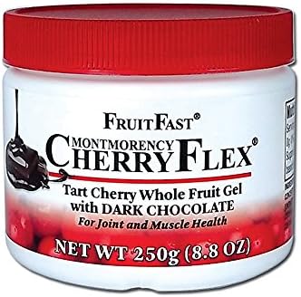 FruitFast - CherryFlex Whole Fruit Gel Jar with DARK CHOCOLATE