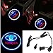 CycleMore 2 Pcs Universal Car Projection LED Projector Door Shadow Light Welcome Light Laser Emblem Logo For Toyota