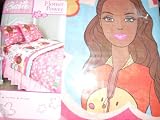 Barbie Flower Power Twin Sheet Set ~ African American Barbie
