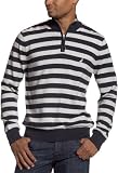 Nautica Mens Half Zip Stripe Sweater