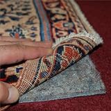 9'x12' No-Muv(TM) Non Slip Rug on Carpet Pad - Includes RPFL (TM) Rug and Pad Care Guide