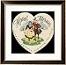 Label from the Hotel Meran Salzburg Austria Collections Framed Art Poster Print, 28x28