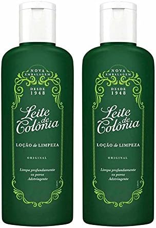 Leite de Colonia Loção de Limpeza Original 200ml (Pack of 02)