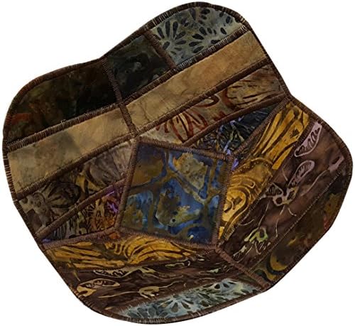 Fabric Bowl Reversible in Brown Batik