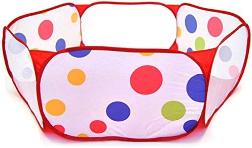 Honory 120CM Durable Hexagon Playpen Ball Pit with Convenient Zippered Compact Storage & Carrying Case / Indoor or Outdoor Use (Balls Sold Separately)