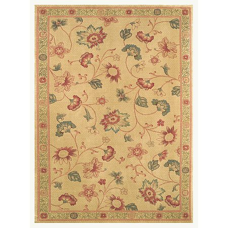 Natural Beauty Aura Floral Area Rug